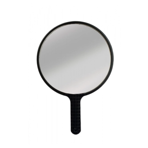 Pokazno ogledalo CRNO OKRUGLO sa ručkom PRO 4U
